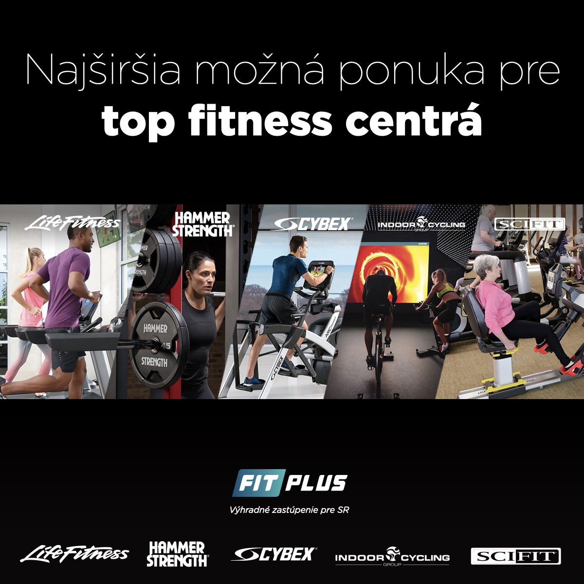 LifeFitness - zariadovanie fitness centier