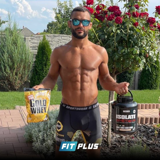 ivan buchinger, fit plus, protein, cfm whey isolate, gold whey, weider