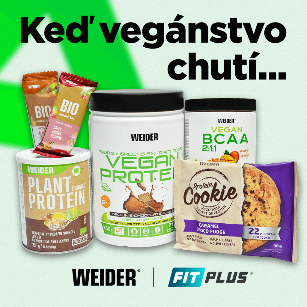 weider, vegan, tyzden, akcia, protein, sojovy, ryzovy, tycinka, zlavy