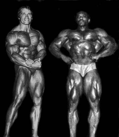 Arnold a Sergio Oliva