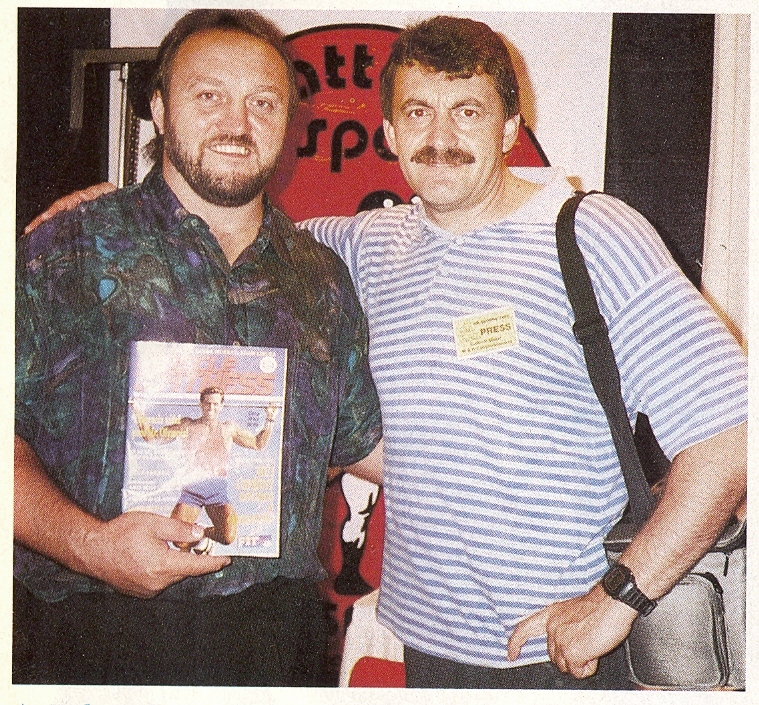 Náš nestárnoucí šéfredaktor je zvěčněn spolu s Billem Kazmaierem na Mr. Olympia 1993 v Atlantě. Závodníkovi, silákovi i oběma šéfredaktorům přejeme všechno nejlepší!