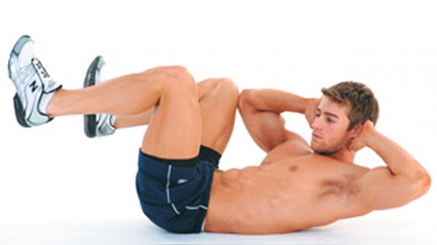 Crunches mens fitness